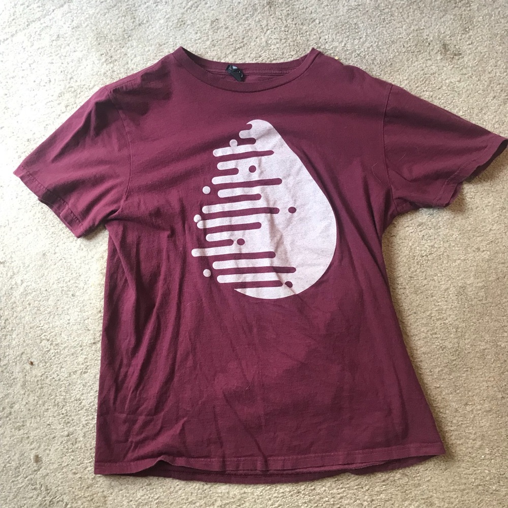 Maroon SATURATE T-shirt